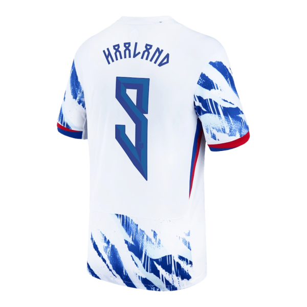 Haaland 9 Norway Away Soccer Jersey 2024 2