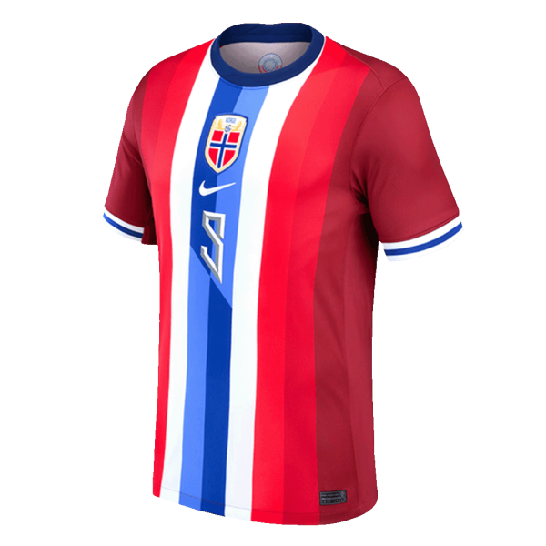 Haaland 9 Norway Home Soccer Jersey 2024