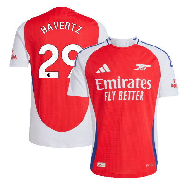 Havertz 29 Arsenal Home Authentic Soccer Jersey 2024 25