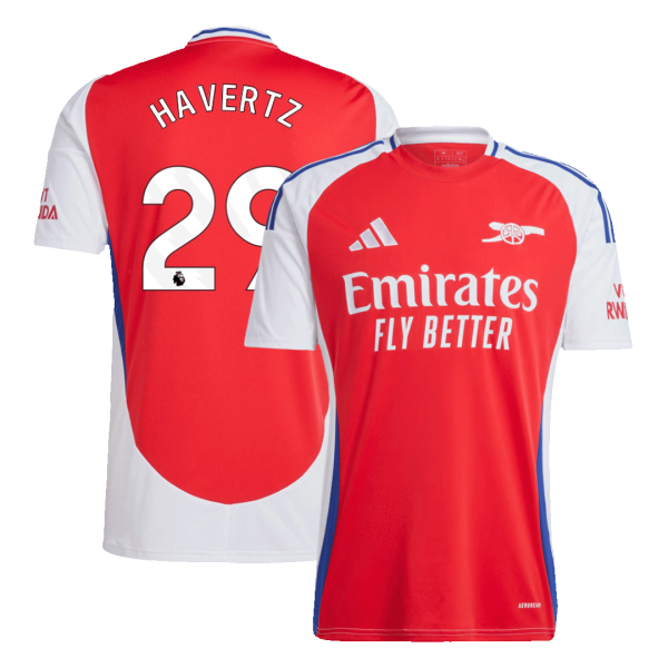 Havertz 29 Arsenal Home Soccer Jersey 2024 25