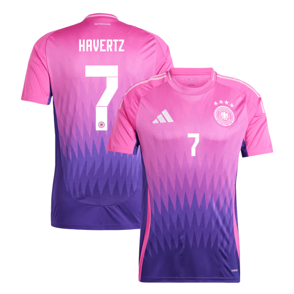 Havertz 7 Germany Away Soccer Jersey Euro 2024