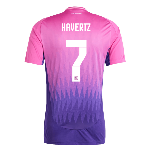 Havertz 7 Germany Away Soccer Jersey Euro 2024 2