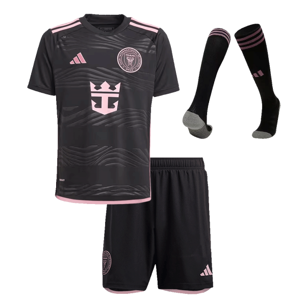 Inter Miami Cf Away Kids Soccer Jerseys Full Kit 2024