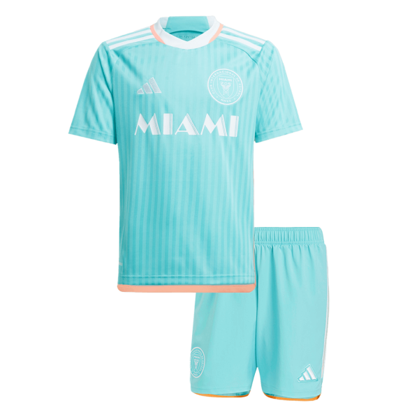 Inter Miami Cf Third Away Kids Soccer Jerseys Kit 2024