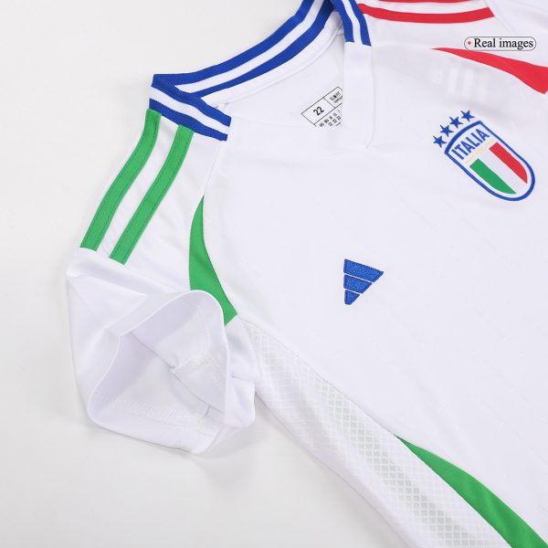 Italy Away Kids Soccer Jerseys Full Kit Euro 2024 10