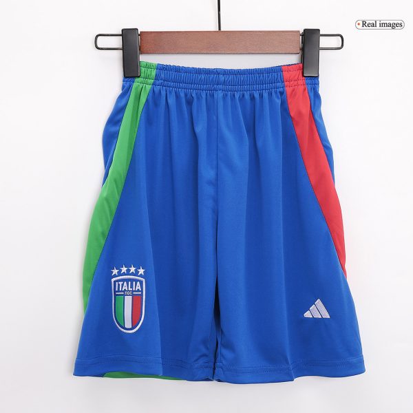 Italy Away Kids Soccer Jerseys Full Kit Euro 2024 5