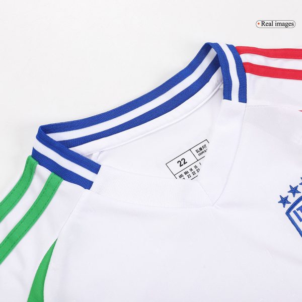 Italy Away Kids Soccer Jerseys Full Kit Euro 2024 7