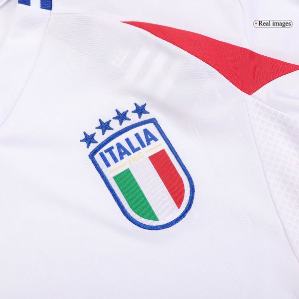 Italy Away Kids Soccer Jerseys Full Kit Euro 2024 8