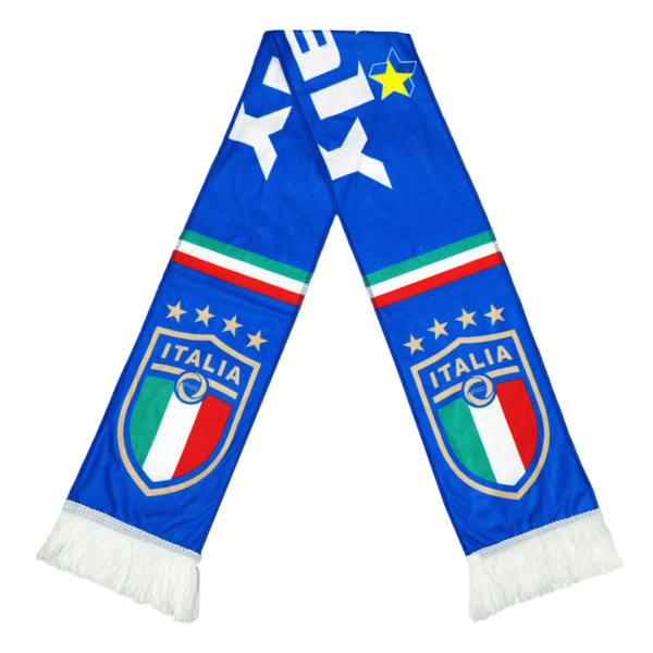 Italy Soccer Scarf Blue