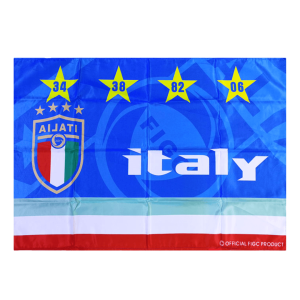 Italy Team Flag Blue