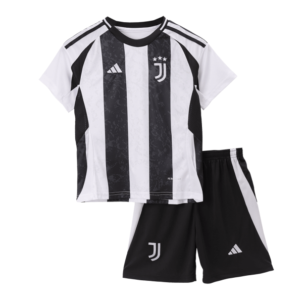 Juventus Home Kids Soccer Jerseys Full Kit 2024 25 2