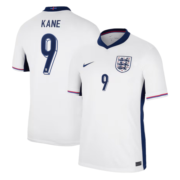 Kane 9 England Home Soccer Jersey Euro 2024