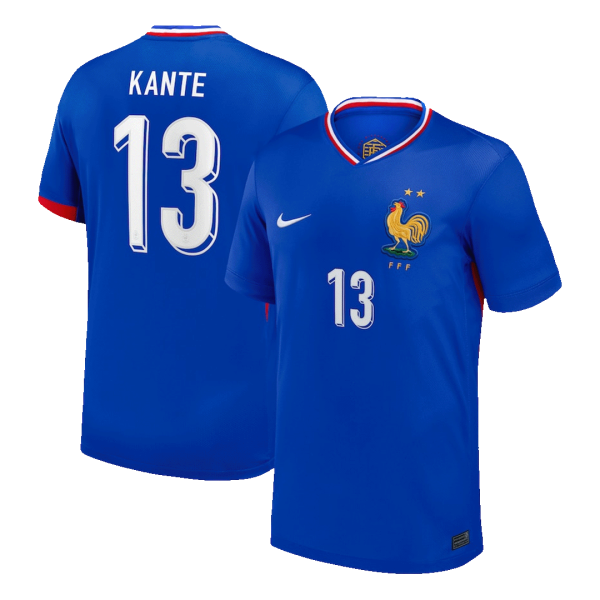 Kante 13 France Home Soccer Jersey Euro 2024