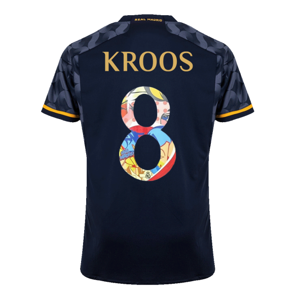 Kroos 8 Real Madrid Away Soccer Jersey 2023 24 Sen2 Font 2