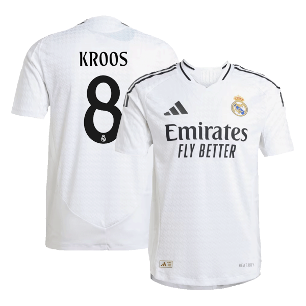 Kroos 8 Real Madrid Home Authentic Soccer Jersey 2024 25