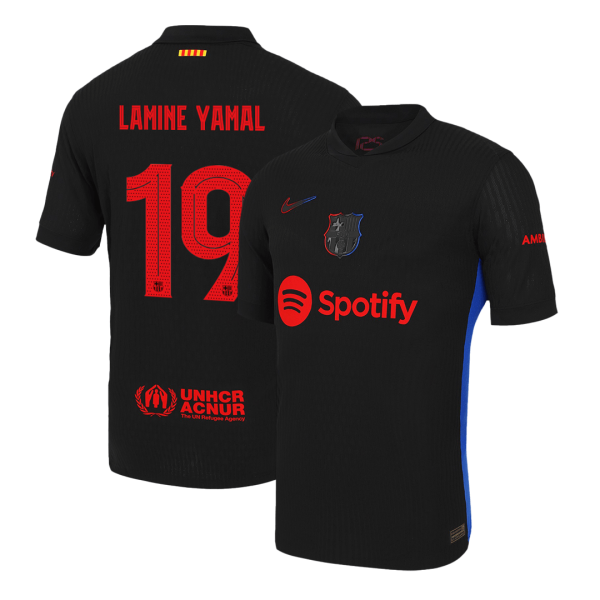 Lamine Yamal 19 Barcelona Away Authentic Soccer Jersey 2024 25 Ucl