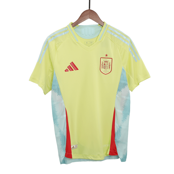 Lamine Yamal 19 Spain Away Authentic Soccer Jersey Euro 2024 3