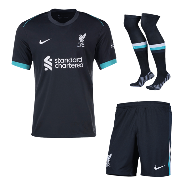 Liverpool Away Jerseys Full Kit 2024 25