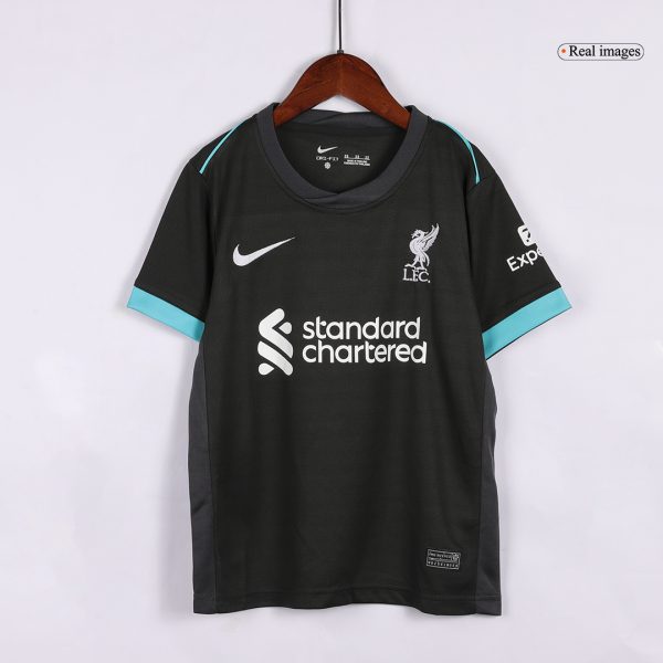 Liverpool Away Kids Soccer Jerseys Full Kit 2024 25 3