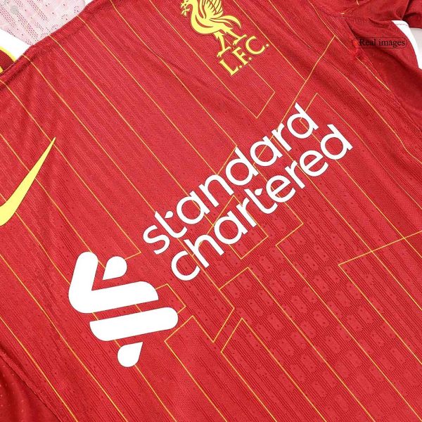 Liverpool Home Authentic Soccer Jersey 2024 25 8