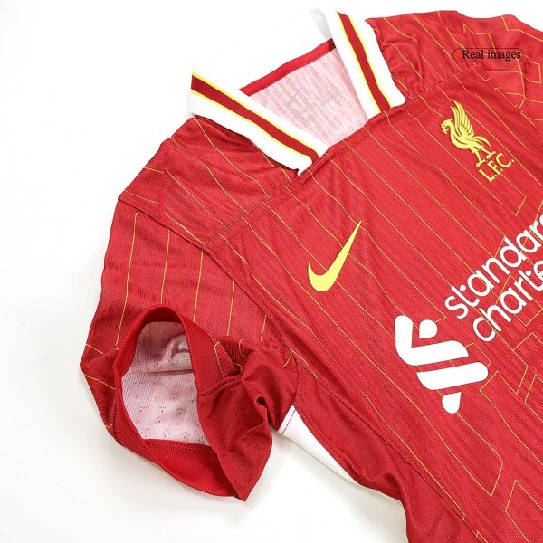 Liverpool Home Authentic Soccer Jersey 2024 25 9