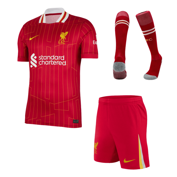 Liverpool Home Jerseys Full Kit 2024 25