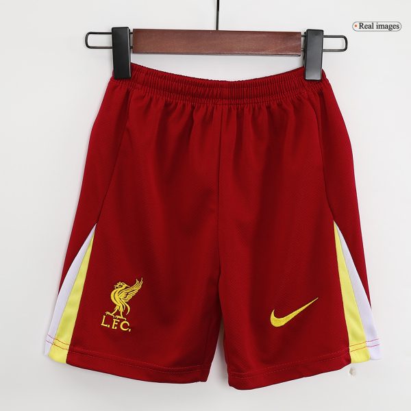 Liverpool Home Kids Soccer Jerseys Full Kit 2024 25 4