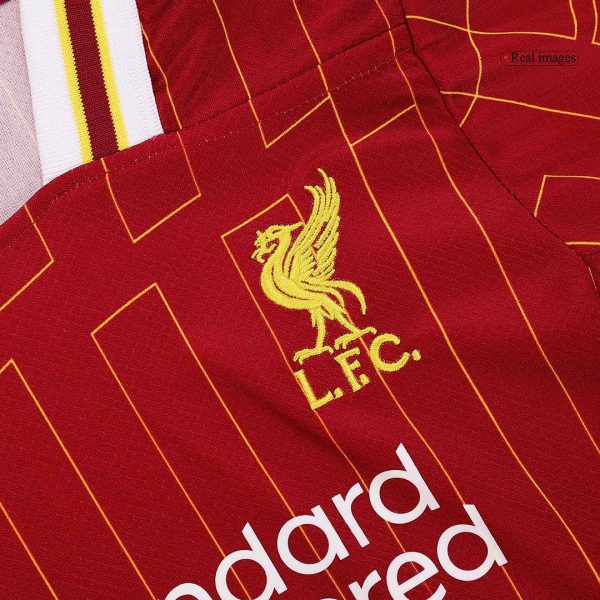 Liverpool Home Kids Soccer Jerseys Full Kit 2024 25 7