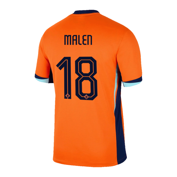 Malen 18 Netherlands Home Soccer Jersey Euro 2024 2