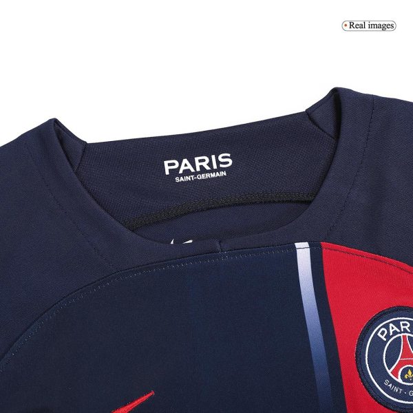 Mbapp 7 Psg Home Kids Soccer Jerseys Kit 2023 24 2