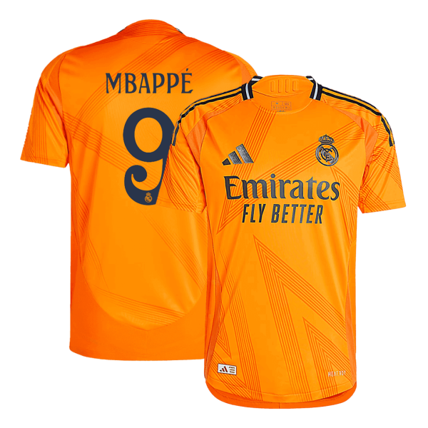 Mbapp 9 Real Madrid Away Authentic Soccer Jersey 2024 25