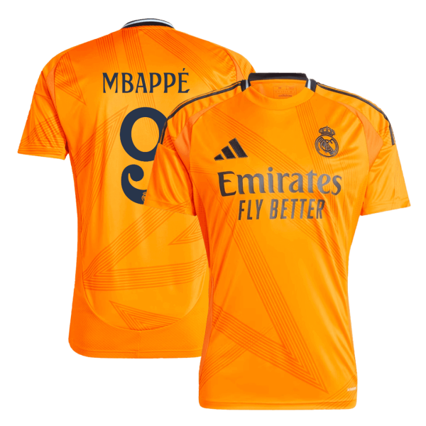 Mbapp 9 Real Madrid Away Soccer Jersey 2024 25