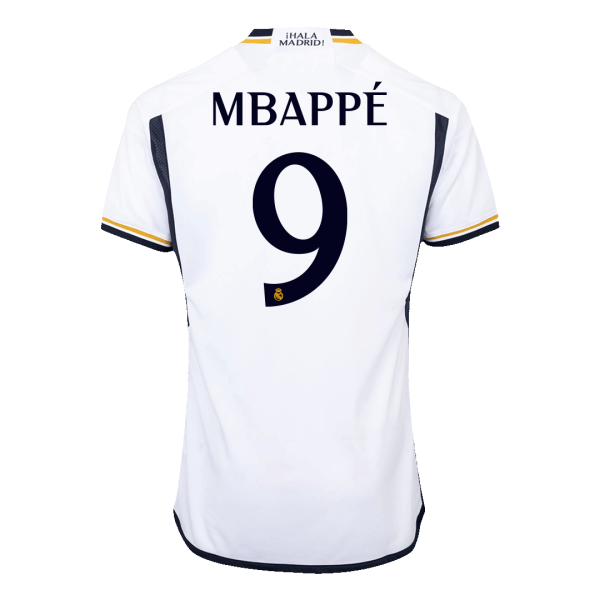 Mbapp 9 Real Madrid Home Authentic Soccer Jersey 2023 24 2