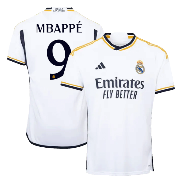 Mbapp 9 Real Madrid Home Soccer Jersey 2023 24