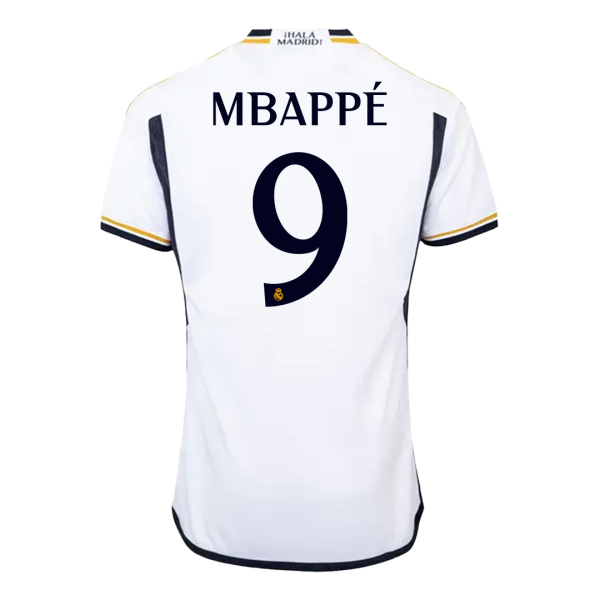 Mbapp 9 Real Madrid Home Soccer Jersey 2023 24 2