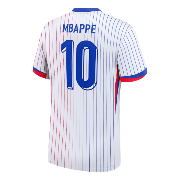 Mbappe 10 France Away Soccer Jersey Euro 2024 2