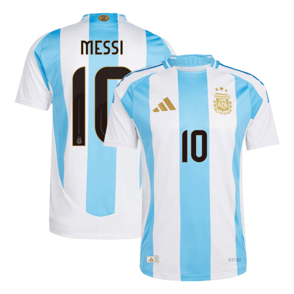 Messi 10 Argentina Home Authentic Soccer Jersey 2024