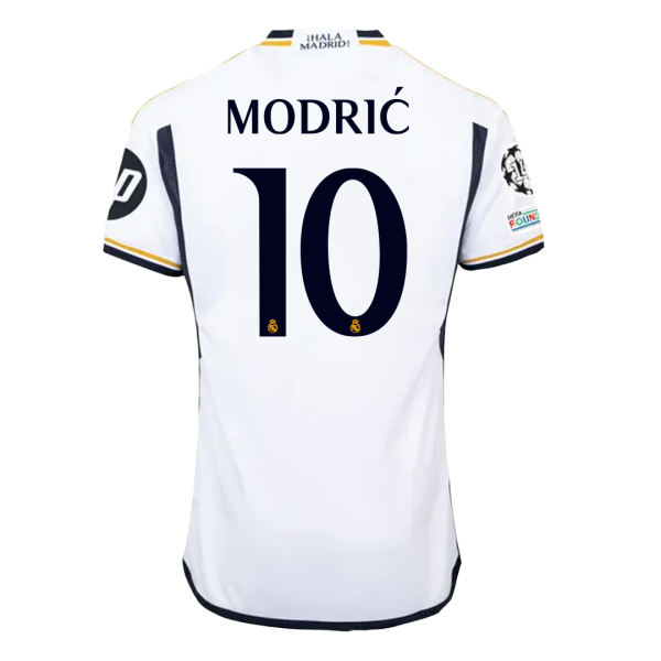 Modri 10 Real Madrid Home Soccer Jersey 2023 24 Ucl Final 2