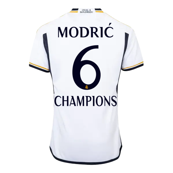 Modri 6 Champions Real Madrid Home Soccer Jersey 2023 24 2