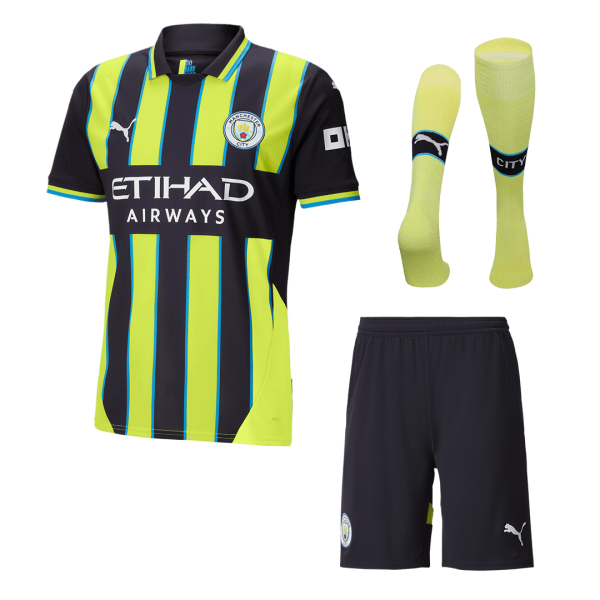 Manchester City Away Jerseys Full Kit 2024 25