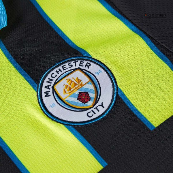 Manchester City Away Kids Soccer Jerseys Full Kit 2024 25 8