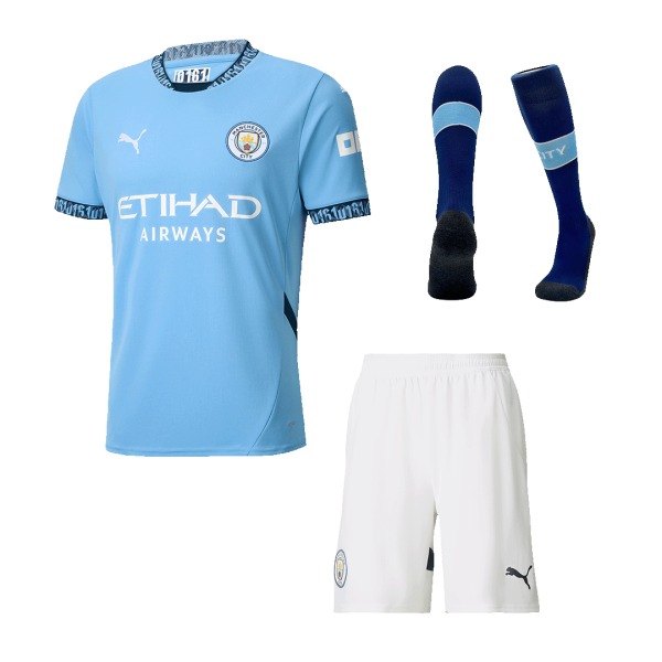 Manchester City Home Jerseys Full Kit 2024 25