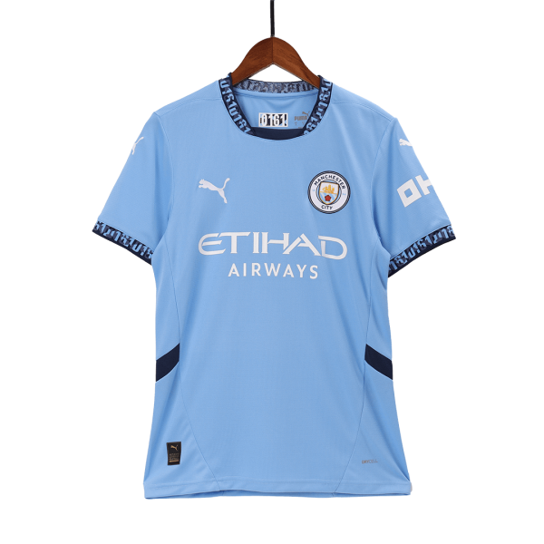 Manchester City Home Soccer Jersey 2024 25 3