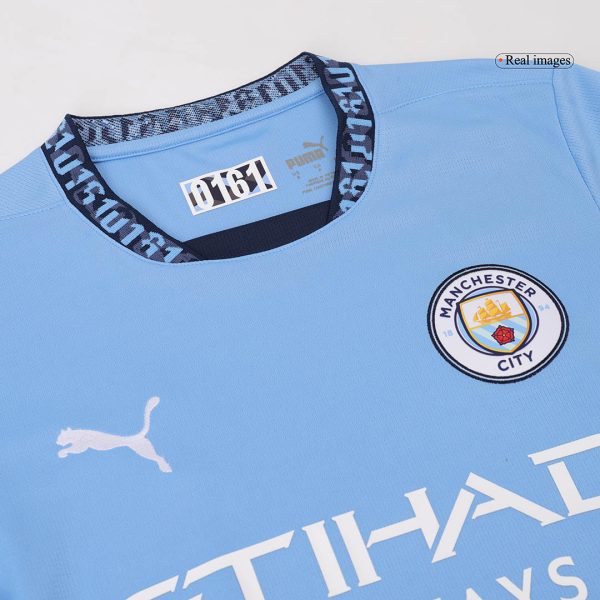 Manchester City Home Soccer Jersey 2024 25 9