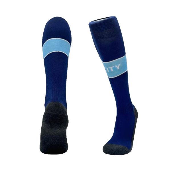 Manchester City Home Soccer Socks 2024 25