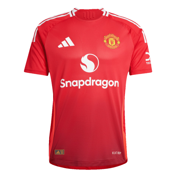 Manchester United Home Authentic Soccer Jersey 2024 25