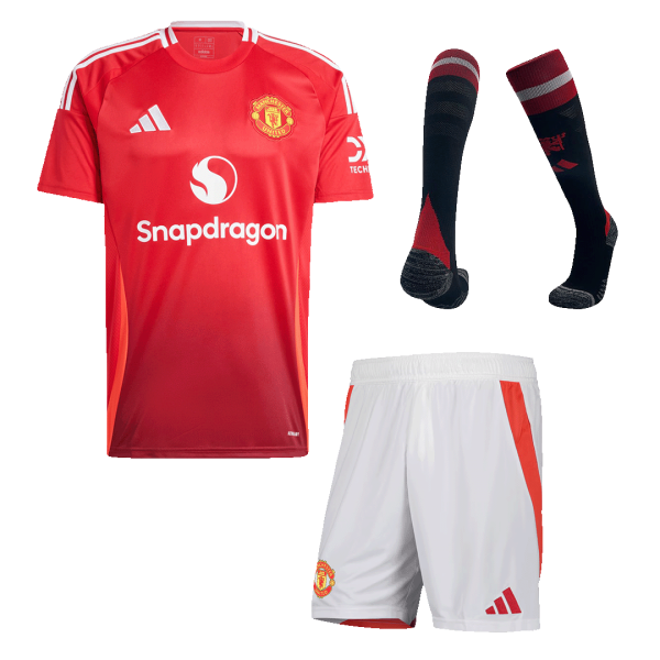 Manchester United Home Jerseys Full Kit 2024 25