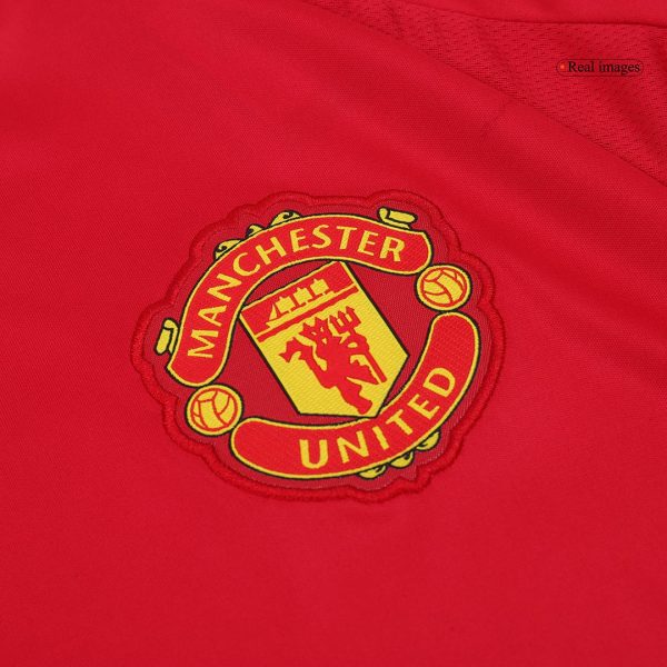 Manchester United Home Long Sleeve Soccer Jersey 2024 25 6