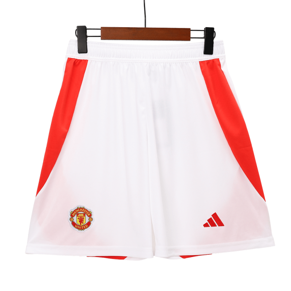 Manchester United Home Soccer Shorts 2024 25 3