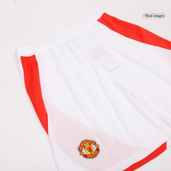 Manchester United Home Soccer Shorts 2024 25 8